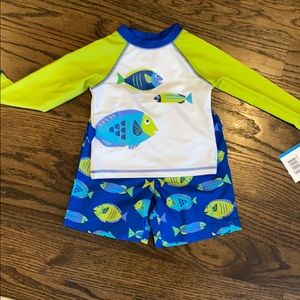 Toddler matching fish swim set